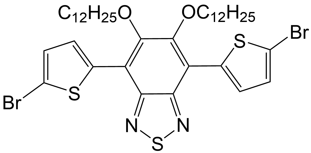 4,7-bis(5-bromothiophen-2-yl)-5,6-bis(dodecyloxy)benzo[c][1,2,5] thiadiazole/1334686-71-3